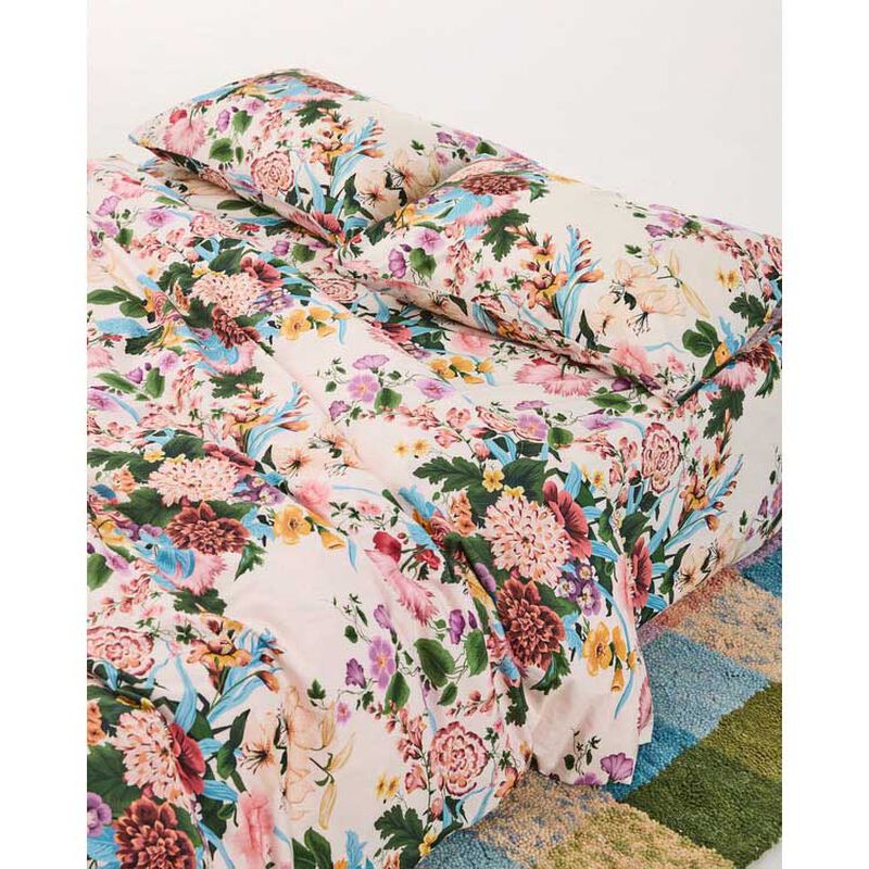 Kip&Co Belle Floral Organic Cotton Pillowcases 2P Std Set image number 1